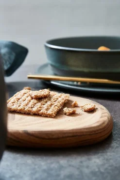 Raw Plato de fiesta 13x11,4 cm 2, madera