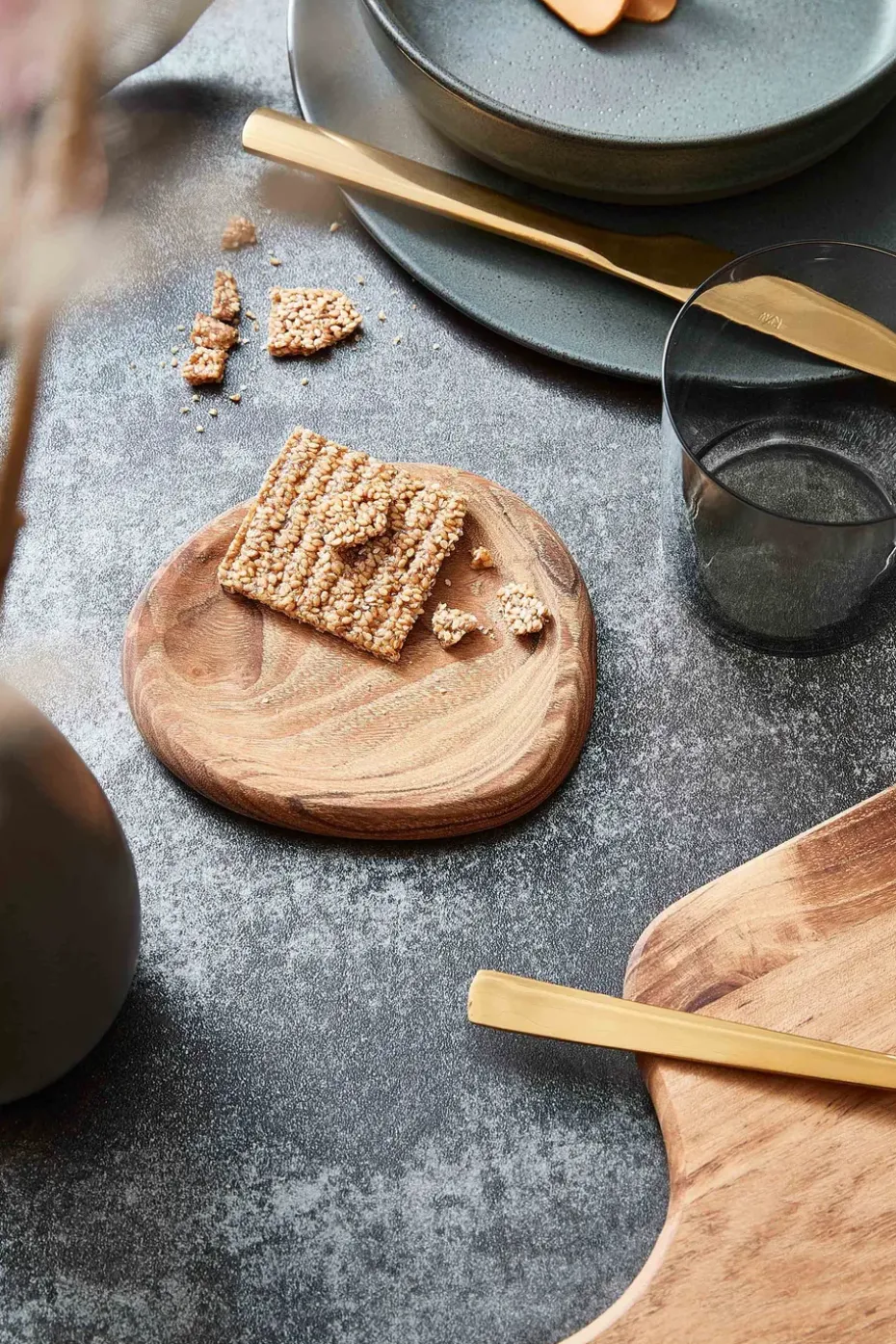 Raw Plato de fiesta 13x11,4 cm 2, madera
