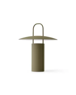 Ray Lámpara de mesa portátil, Dusty Green
