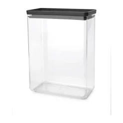 Recipiento apilable TASTY+ 5,4 L, Gris oscuro
