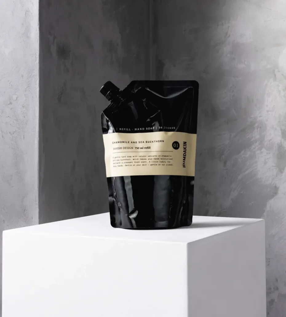 Relleno para jabón de manos Humdakin 750 ml, Chamomille & sea buckthorn