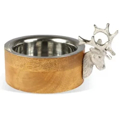 Reposa botellas Huntsman ciervo madera de mango, 13 cm