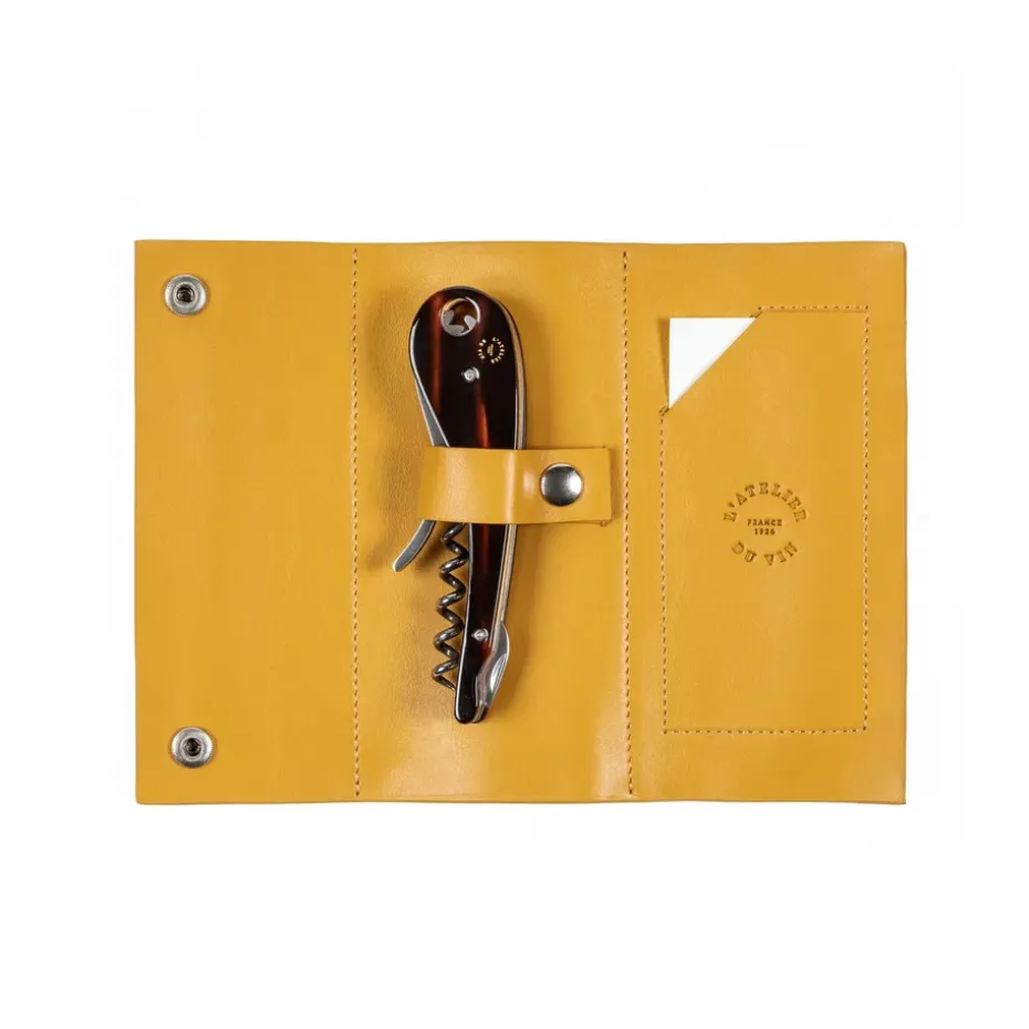 Sacacorchos Soft Machine Nomad con estuche de cuero, 2 piezas