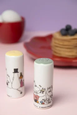 Salero & pimentero Moomin love, Vit-multi