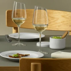 Salero con cuchara Eva Trio Legio Nova, blanco