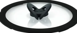 Salpicadero/tapa Ingenio Ø16 cm, Negro
