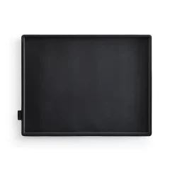 Salvabandejas antiderrame Lékué de silicona 40x30 cm, Negro