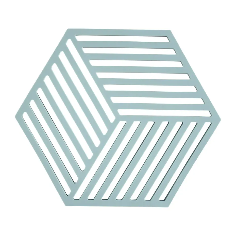Salvamanteles Hexagon, Fog blue
