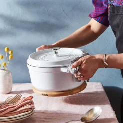Salvamanteles magnético Staub ovalado haya, 23 cm
