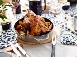 Salvamanteles magnético Staub ovalado haya, 15 cm