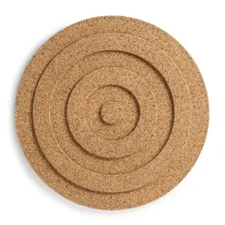 Salvamanteles redondo Circle Ø20 cm, Marrón