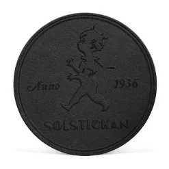 Salvamanteles Solstickan Ø19 cm, Negro