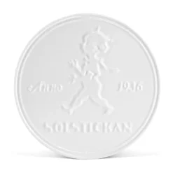Salvamanteles Solstickan Ø19 cm, Blanco