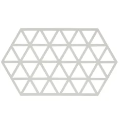 Salvamanteles Triangle grande, Warm grey