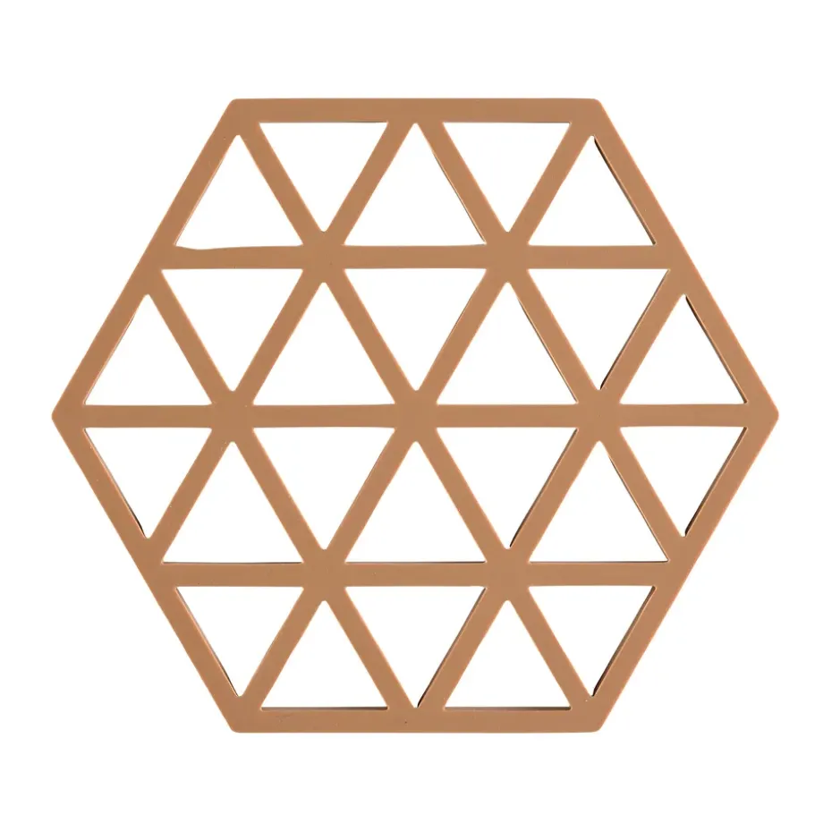 Salvamanteles Triangle, Light Terracotta