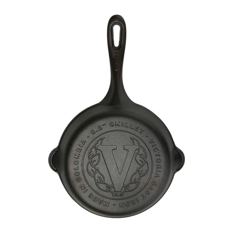 Sartén de hierro fundido Victoria, previamente curado, Ø 16 cm