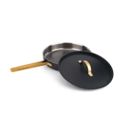 Sartén de saltear con tapa Arvet hamrad negro, Modelo X2, Ø28 cm