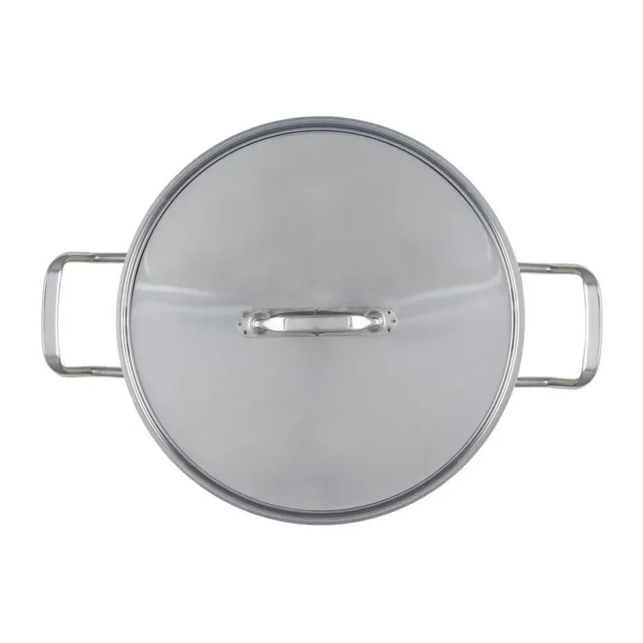 Sartén de saltear Heirol Cerasafe® Triply 4 litros, Acero inoxidable