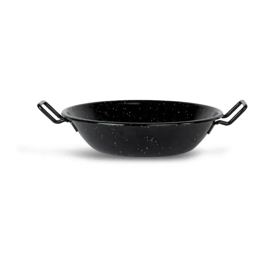 Sartén de wok esmaltada Doris pequeña Ø23,5 cm, Negro