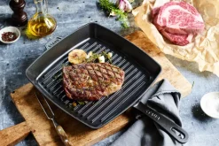 Sartén grill Staub American de hierro fundido, 26x26 cm