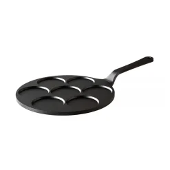 Sartén para crêpes pequeñas Kockums Jernverk 24 cm, Negro