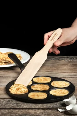 Sartén para crêpes pequeñas Kockums Jernverk 24 cm, Negro