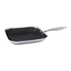 Sartén para parrilla con recubrimiento hybrid coating Hâws Santo 28 cm, Plata