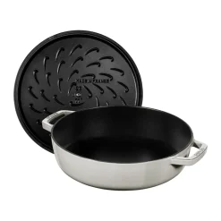 Sartén para saltear Staub Chistera de hierro fundido Ø28 cm, White truffle
