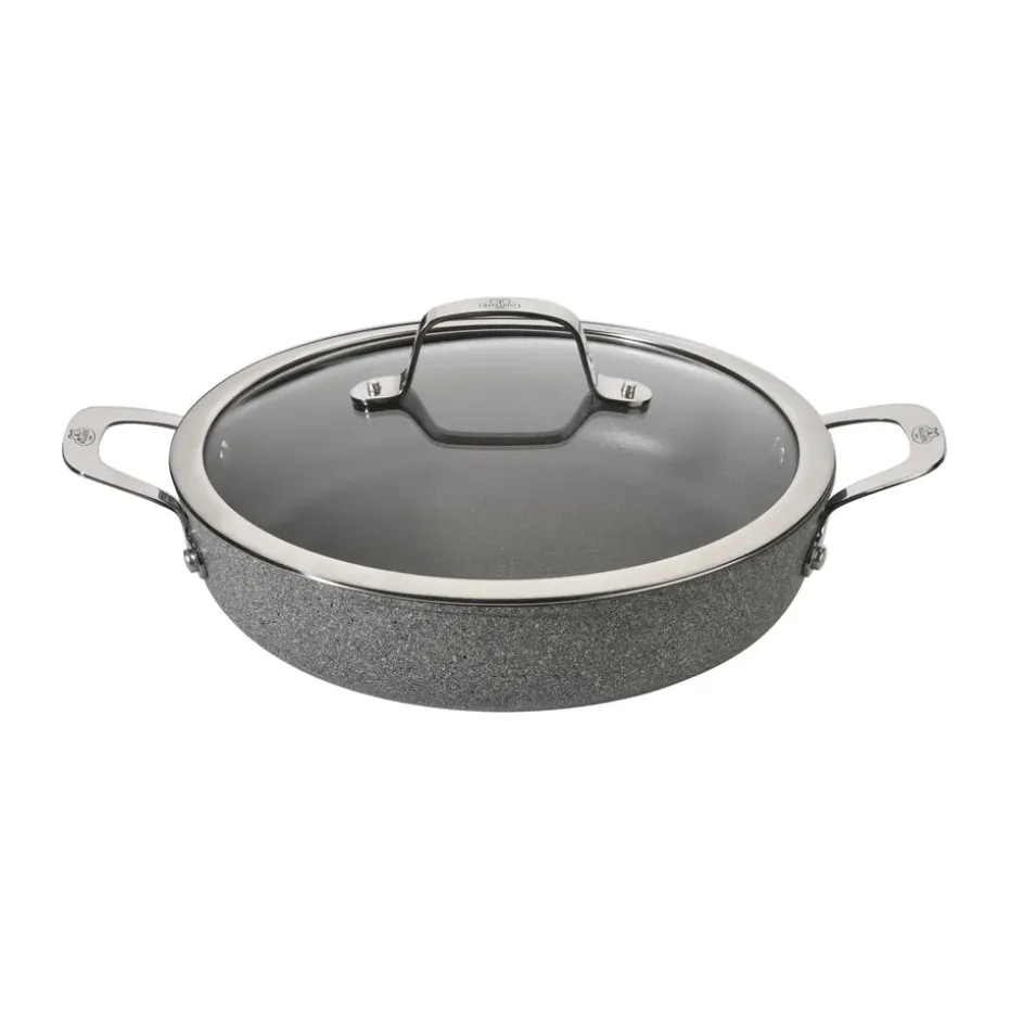 Sartén para servir con tapa de vidrio Ballarini Salina Ti-X, 28 cm