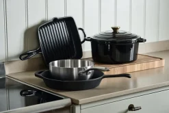 Sartén plancha Nordwik 25x25 cm, Hierro fundido-negro