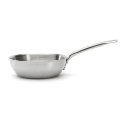 Sartén redondeada de acero inoxidable Alchimy, Ø24 cm