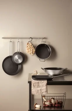 Sartén wok cerámica Eva Trio Stainless Steel Slip-Let, 32 cm
