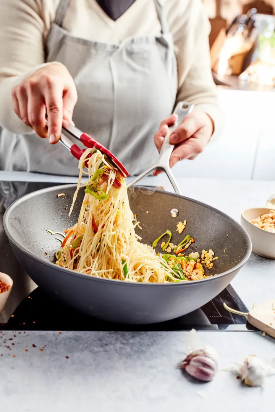 Sartén wok Demeyere Alu Pro, 30 cm