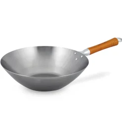 Sartén wok Ken Hom classic carbon Ø32 cm, Acero