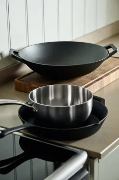 Sartén wok Nordwik Ø36 cm, Hierro fundido-negro