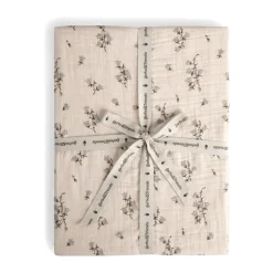 Sábana bajera Bluebell Muslin, 90x200x30 cm