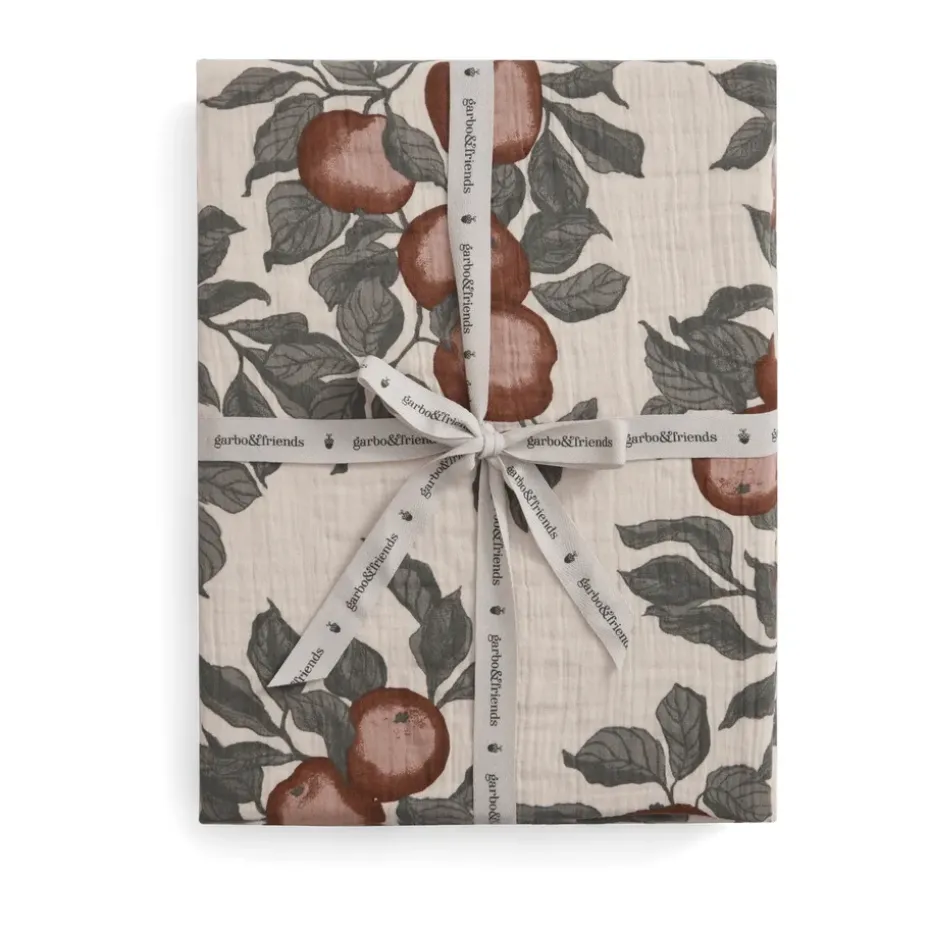 Sábana bajera Pomme Muslin, 90x200x30 cm
