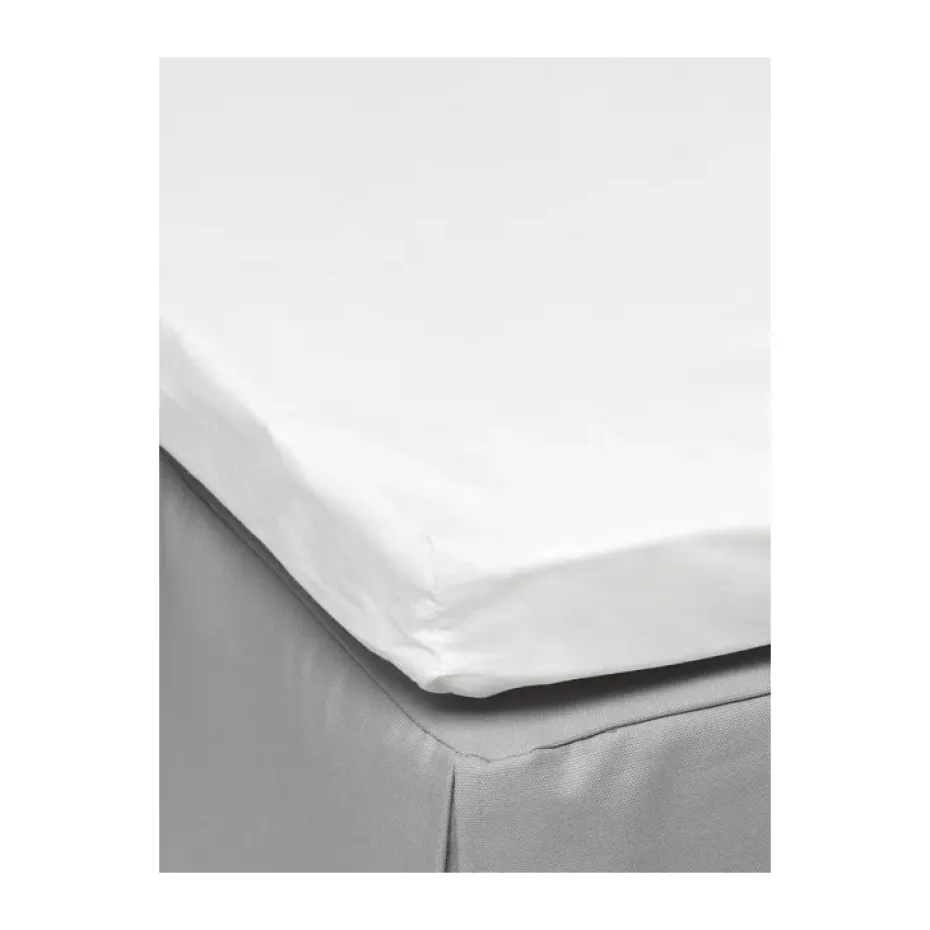 Sábana bajera Pousada Percale EKO, Blanco, 90x200 cm