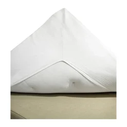 Sábana bajera Satina EKO, Blanco, 160x200 cm