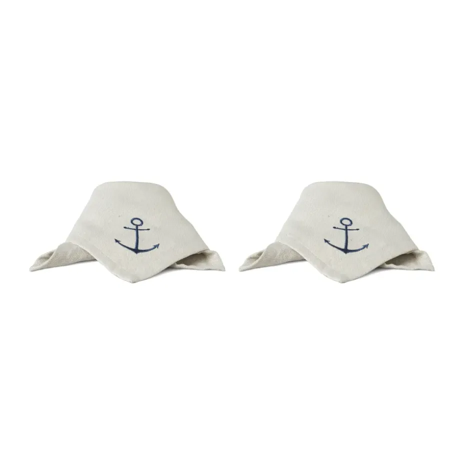 Servilleta de algodón Sjösala 40x40 cm 2-pack, Beige