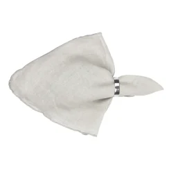 Servilleta de lino Gracie, off-white