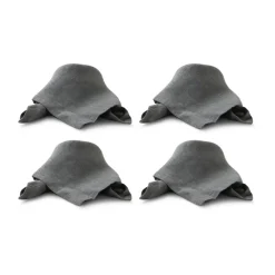 Servilleta de lino Mandela 40x40 cm 4-pack, Gris
