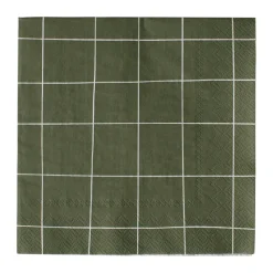 Servilleta de papel Square 33x33 cm paquete de 20, Verde