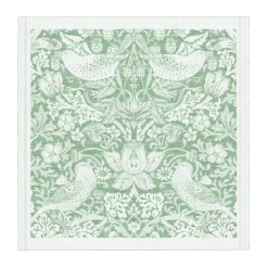Servilleta de tela Strawberry Thief 35x35 cm, Verde