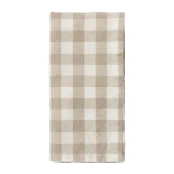 Servilleta Ernst cuadros 40x40 cm, Beige-blanco