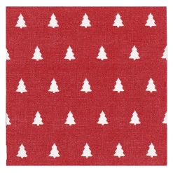 Servilletas Linen trees 33x33 cm 20 unidades, Red