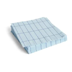 Servilletas Pattern Dinner 40x40 cm, 20-pack, Light blue-blue grid