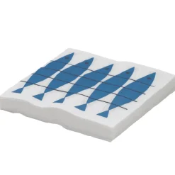 Servilletas Sill, set de 20, Azul-blanco