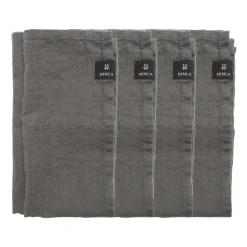 Servilletas Sunshine, 4-pack, Charcoal (gris oscuro)