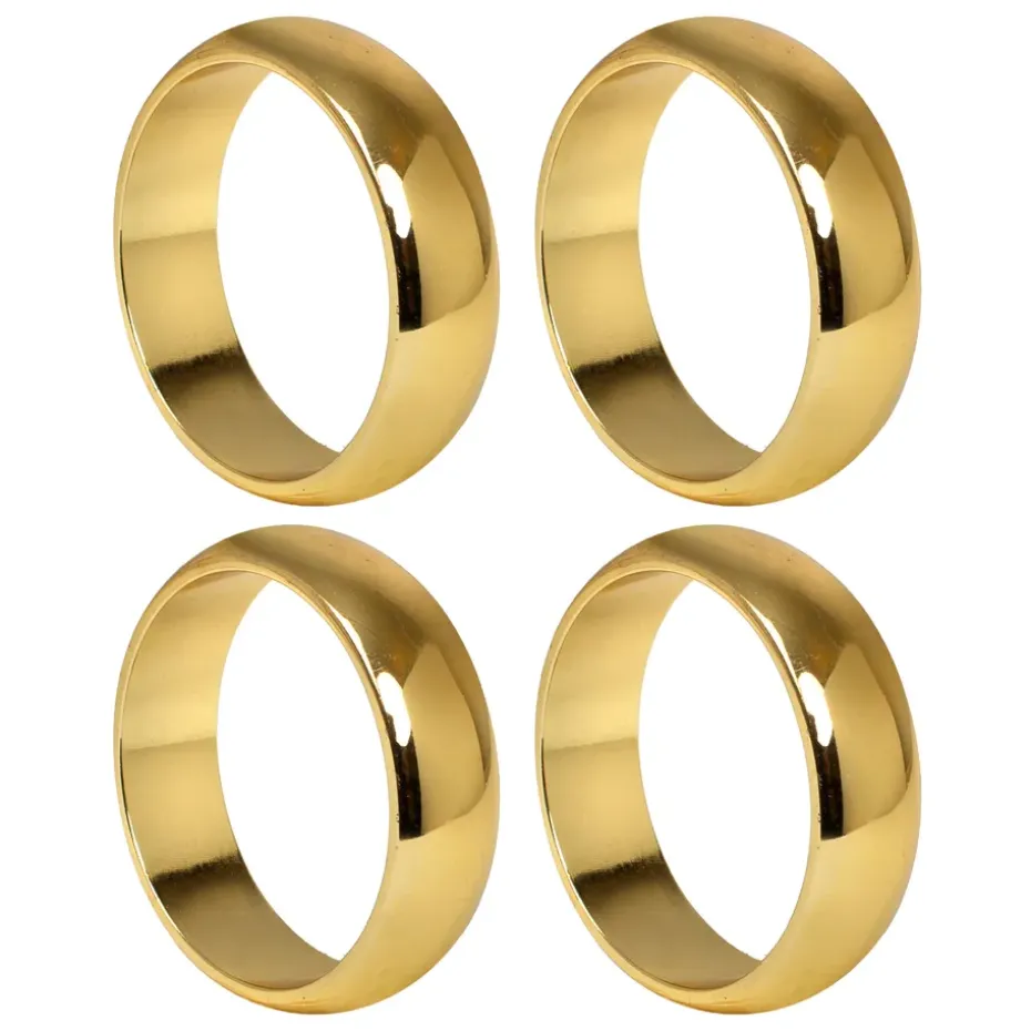 Servilletero Monaco Ø4 cm 4 unidades, Brass